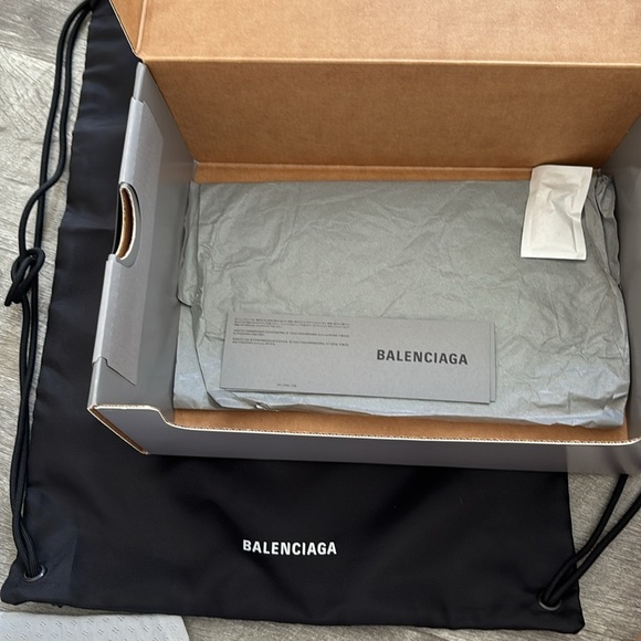 Balenciaga speed 2.0 lace up recycled knit sole black white black US 8 - Picture 11 of 16